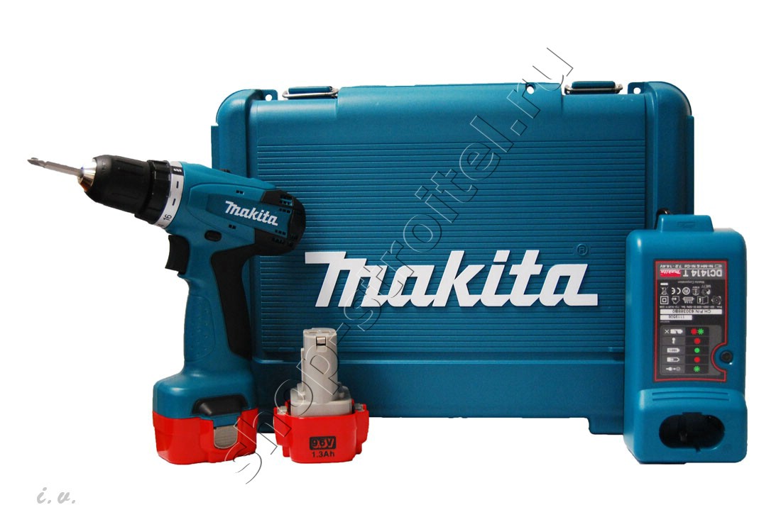 Увеличенная фотография Аккумуляторная дрель шуруповерт Makita 6261 DWPE